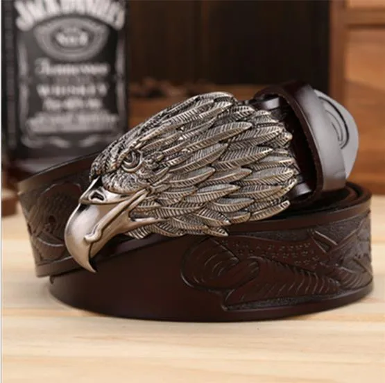 2023 Neie Rimm Groussen Designer fir Männer Koffer Eagle Buckle Männer a Fraen Tailleband Rëndleder Rimm_voghion.com