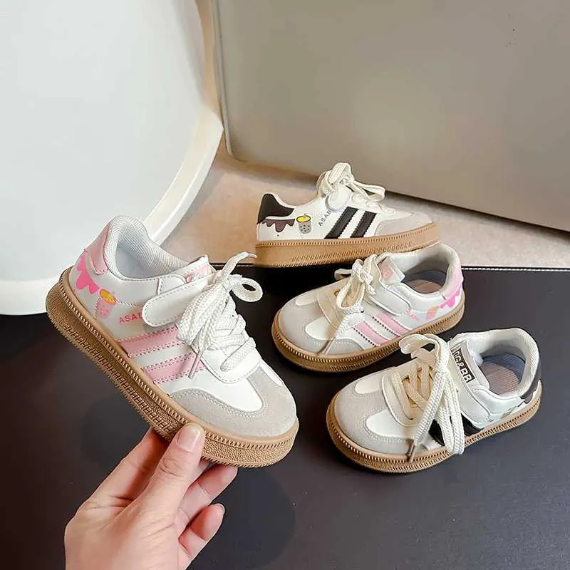Athletic Outdoor Childrens Skate Girls White 2024 Spring New Fashion Boys Canvas Kids Sports Shoes Unisex Casual_voghion.com