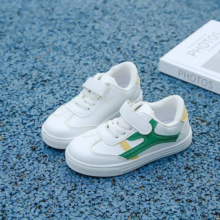 New Fashion Children's Pu Leather Kids Casual Sports Littlesprouts Boys and Girls Walking School Running Sneaker Shoes_voghion.com