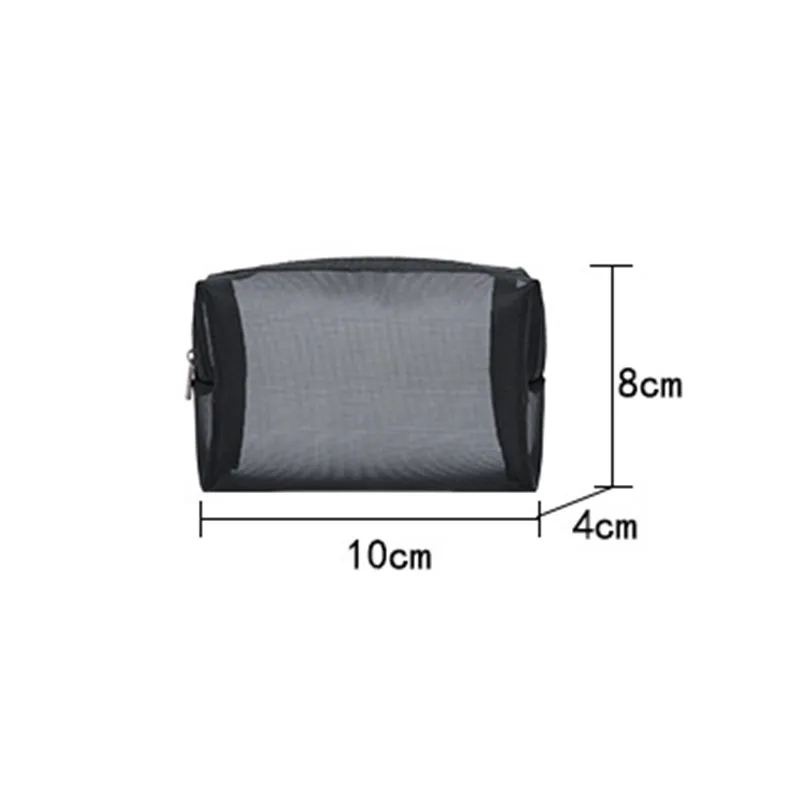 Borsa cosmetica portatile da viaggio in rete per donne, con cerniera, organizer trasparente per cosmetici, articoli da toeletta, beauty case_voghion.com