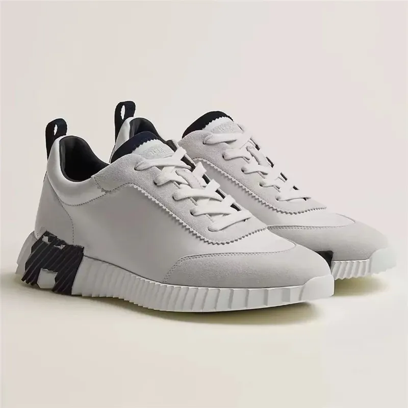 til mænd kvinder træningssko udendørs grøn sort afslappet designersneakers løbe dame herre flade joggingsko med æske_voghion.com