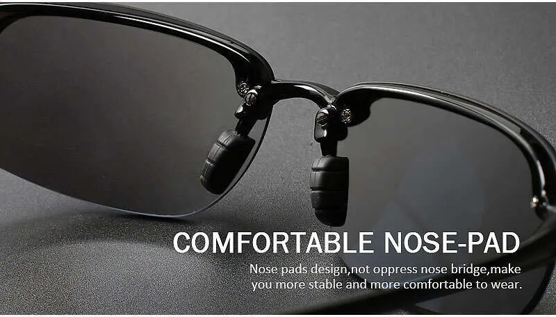 Lunettes de soleil de sport classiques Matrix pour femmes, pour la conduite et la course à pied, monture ultralégère sans monture, pour hommes, UV400_voghion.com