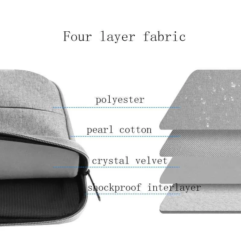 Borsa per laptop da 13, 15, 16 pollici, impermeabile, per notebook, borsa per computer, valigetta, Ba241011_voghion.com