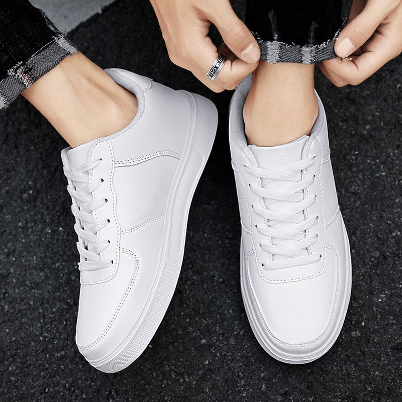 Hot Sale Classic White Women Comfortable Low-top Skateboard Sports Shoes Men Leather Sneakers Trainers Basket Homme_voghion.com