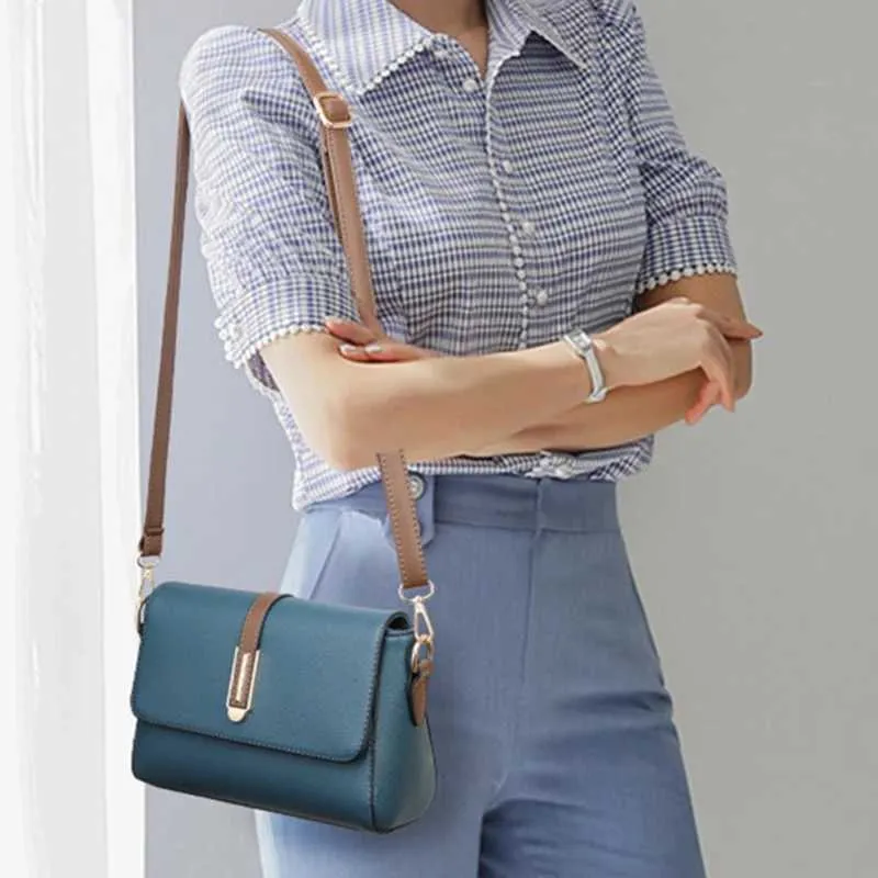 Borsa a tracolla in pelle pu borsa a spalla donna versatile_voghion.com