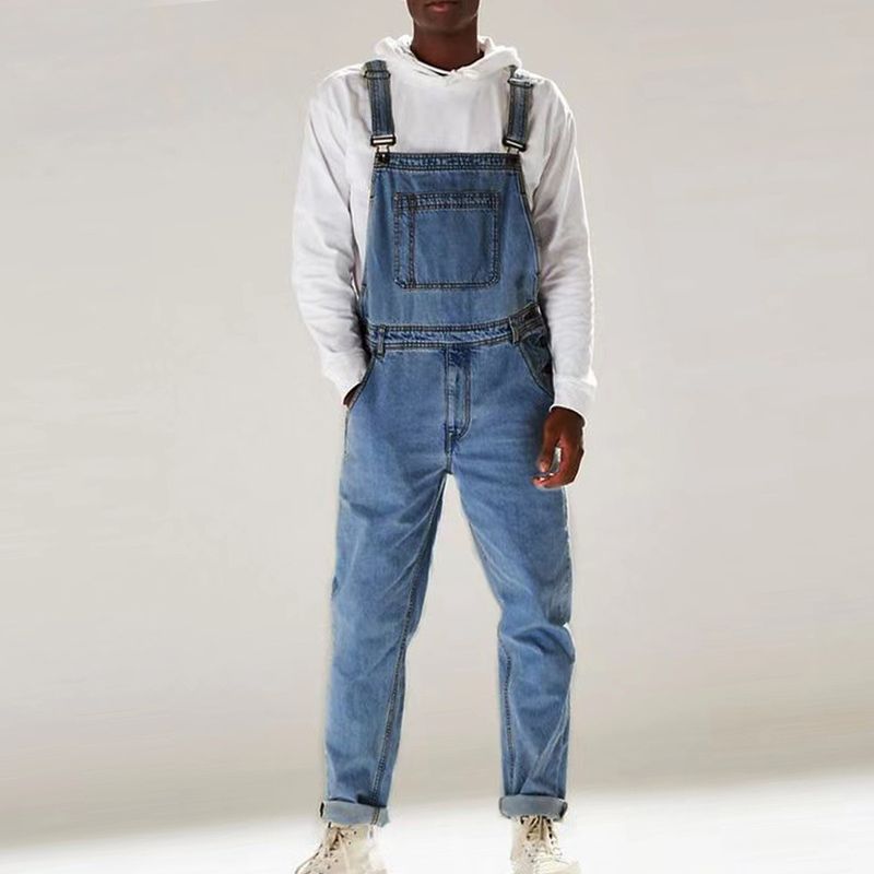 2024 Nye Herremode Jeans Overalls Sexet Herretøj Sommer Afslappet Demin Jumpsuits Masculinas Plus Size_voghion.com