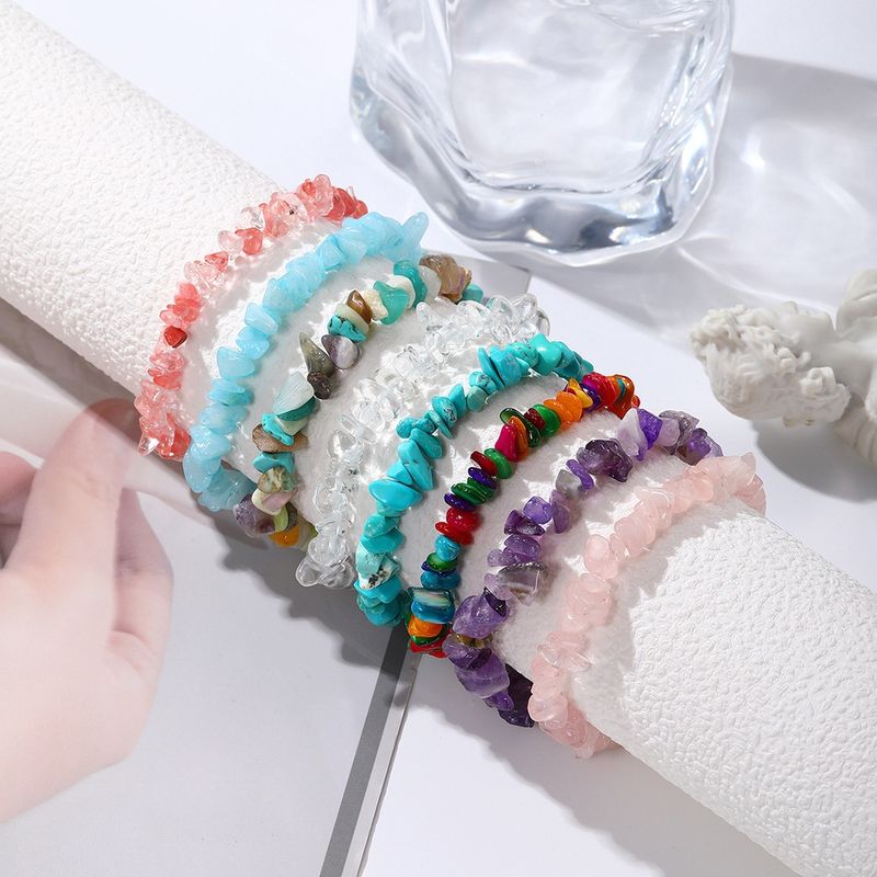 Fußkettchen Modeschmuck Böhmisches Natursteinarmband_voghion.com