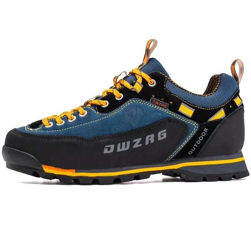 Waterproof Hiking Men's Climbing Shoes Anti-collision Fashion Outdoor Casual Lace-up Sneakers_voghion.com