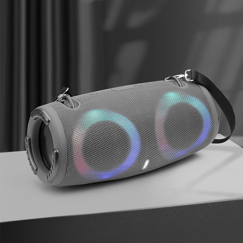 Difuzor Bluetooth MINI-XTREME3RGB cu tobă de război portabilă cu lumină de ambianță rece, potrivită pentru activități în aer liber de petrecere_voghion.com