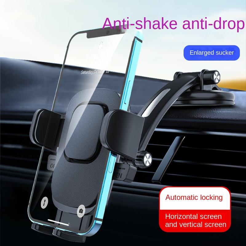 Neuer Handyhalter mit Saugnapf für das Armaturenbrett, Navigationshalterung für die Windschutzscheibe, Halterung mit automatischer Verriegelung_voghion.com