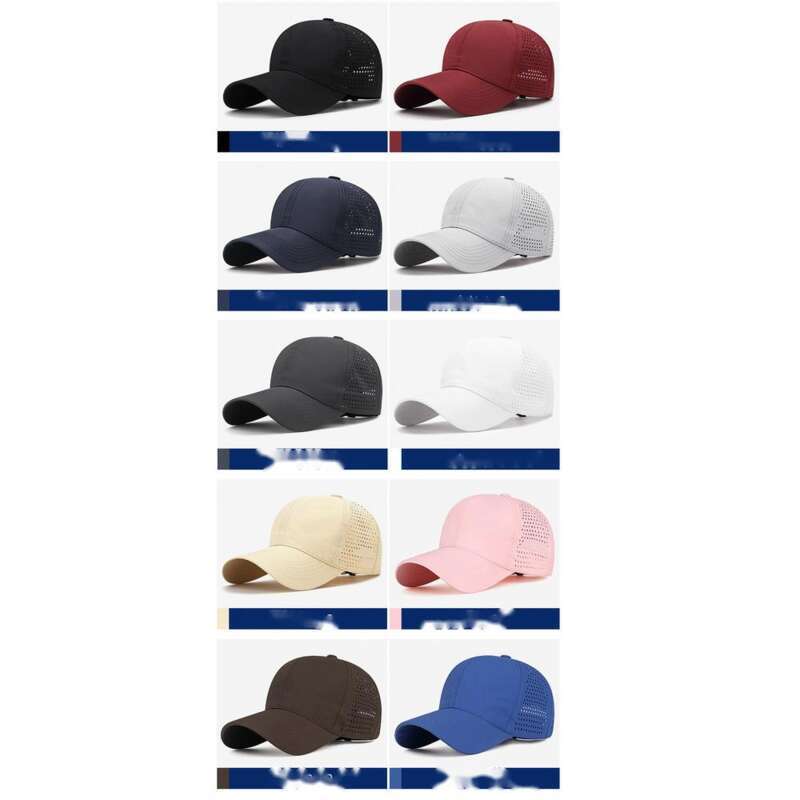 Quick Drying Perforated Duckbill Women, Spring Summer Sun Protection, Soft Top, Breathable Sports Outing, Ultra-thin And_voghion.com