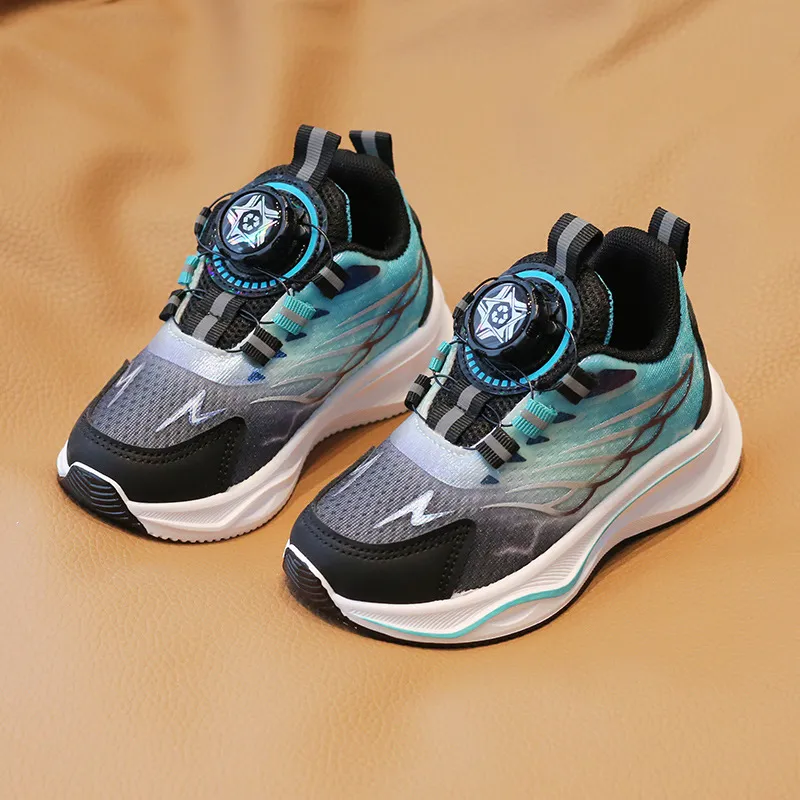 Toddler Sport Spring New Boy Basketball Rotating Buckle Kids Happysteps Fashion Girl Light Running Trainer Shoes Sizes_voghion.com