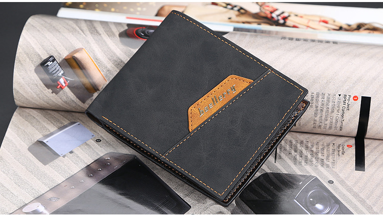 baellerry portafoglio uomo corto coreano aperto multi-carta portamonete giovane orizzontale piccolo portafoglio_voghion.com