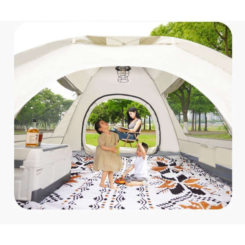 Utendørstelt for 2 personer med fortykket utstyr, bærbar og automatisk pop-up, 3-4 personers camping utendørs, regntett_voghion.com