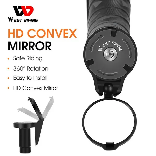 Rearview Mirror For Bike - Adjustable Design, Lightweight & Durable_voghion.com