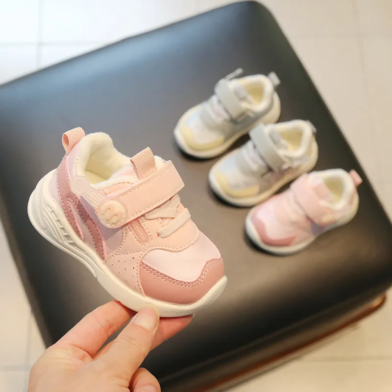 Toddler Sneakers Infant Baby Outdoor Walking Running Cutefeet Winter Trainers Soft Sole Non-slip Kid Boy Girl Sport_voghion.com
