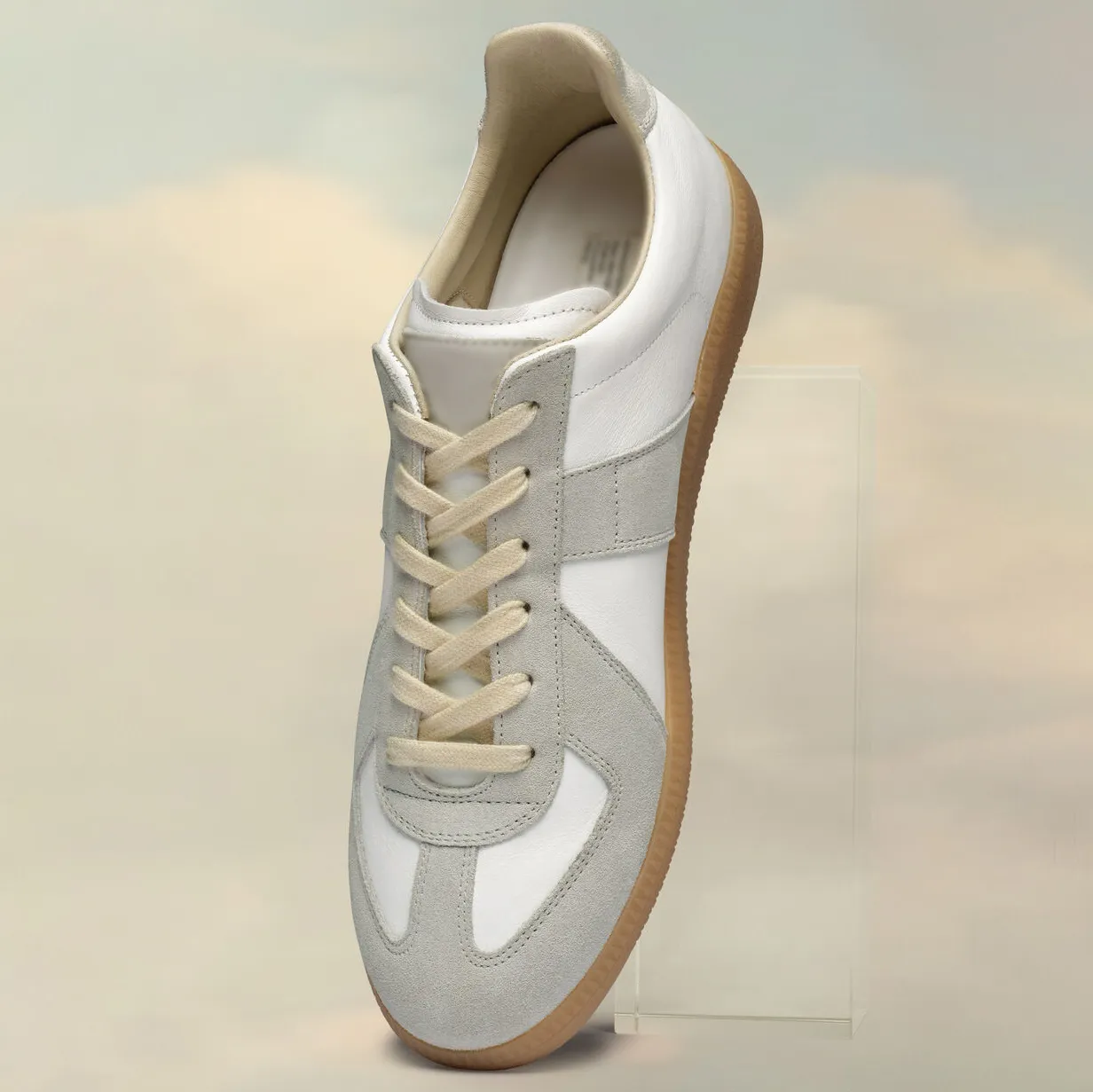 Maison Martin Calfskin Replinca Running Shos Rplicat Snakr Sud Femme Mns Noir Blanc Snakrs Flat Hl Dsignr Run Foam