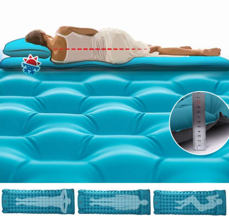 Outdoor Party Essential! 40D Nylon Coated Inflatable Bed Unlocks A New Camping Experience_voghion.com