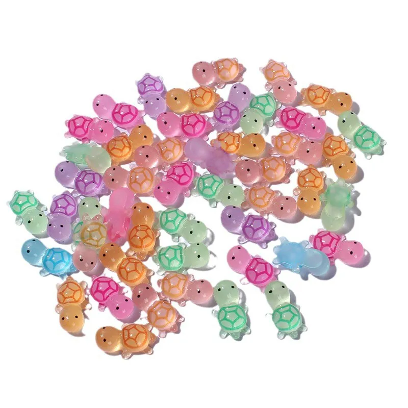 Cartoon Rein Luminou Turtle Mobile Phone Lanyard Glow-in-the-dark Color Keychain Backpack Acceorie Girlfriend_voghion.com