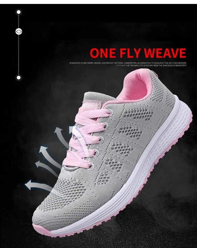 Chaussures plates légères à lacets, style infirmière, bout rond, pour femmes, grandes tailles 241213_voghion.com