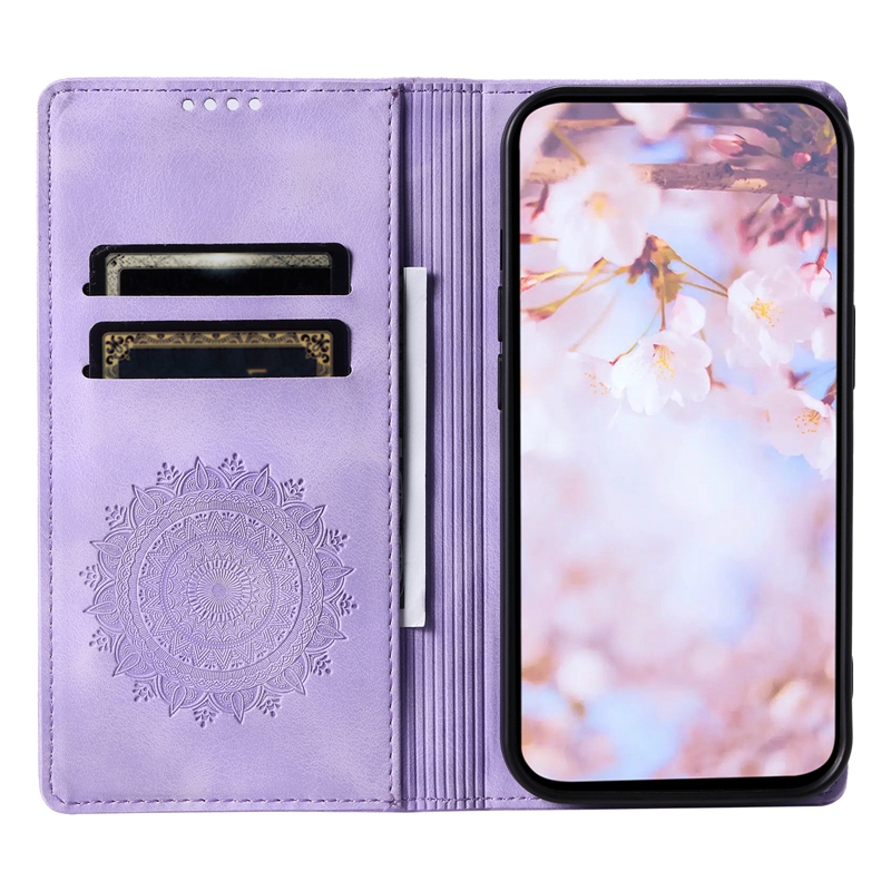 Strong Magnetic Wallet Case with Card Slot S22 S21 S20 S10 S9 Stand Flip Leather Cover for S24 S23 Ultra S23FE_voghion.com