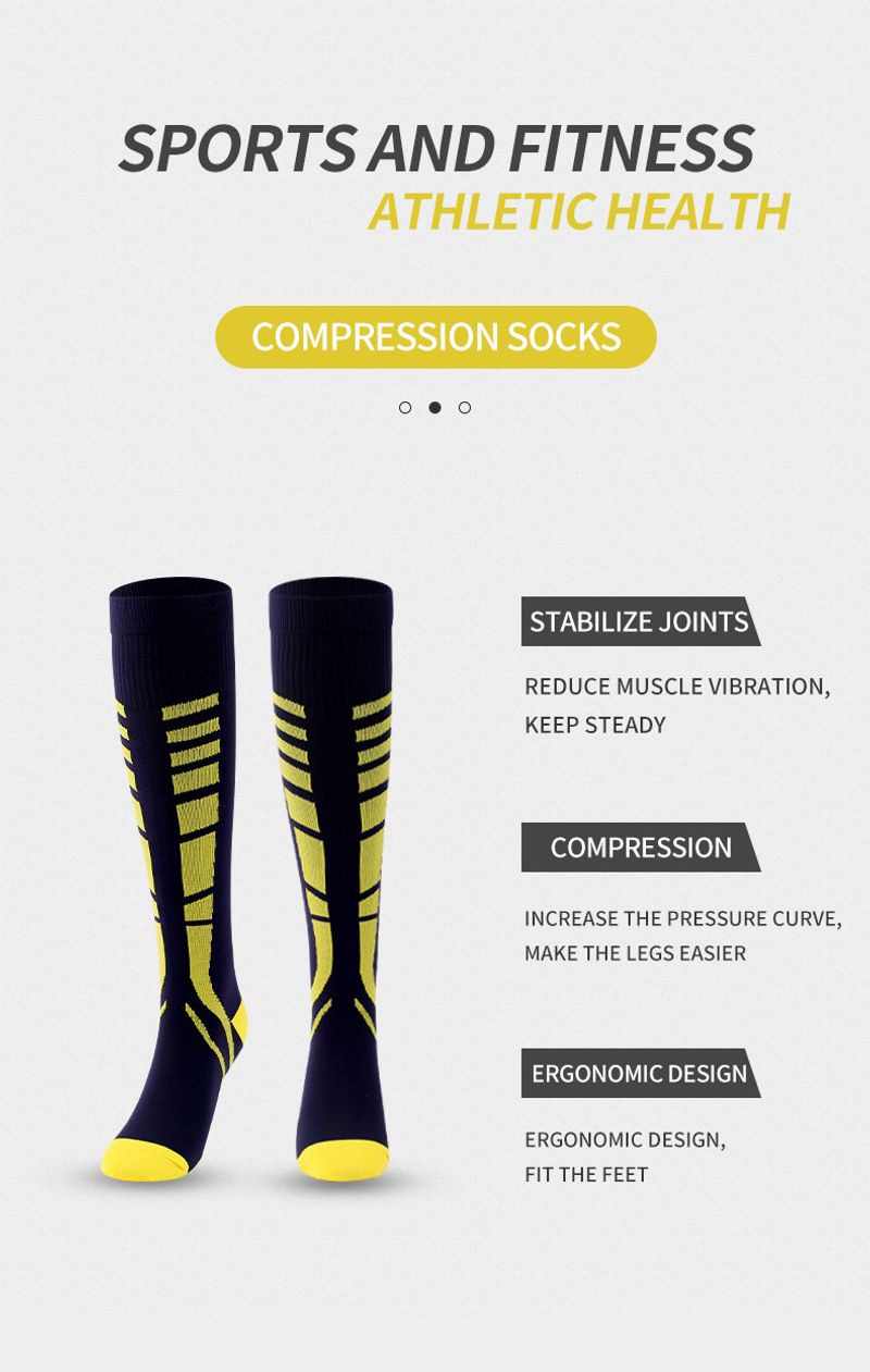 Socks new sports compression Compression socks elastic stockings_voghion.com