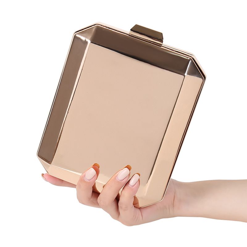 borsa per banchetti personalizzata con specchio laser, piccola borsa quadrata con catena alla moda_voghion.com