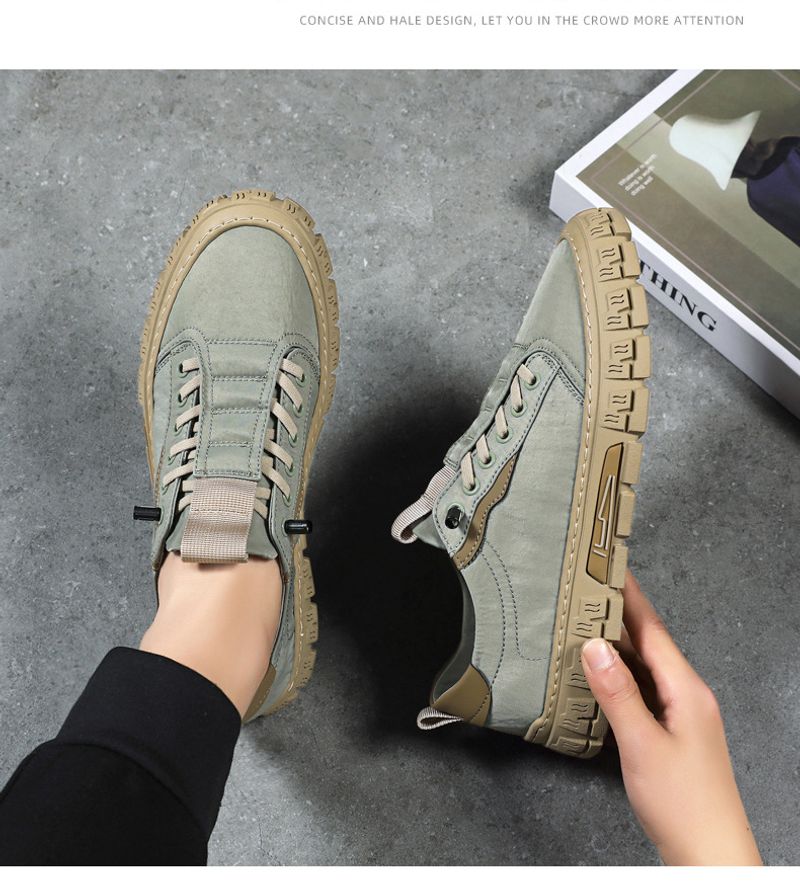 Scarpe da tennis da uomo con plateau vulcanizzate, alla moda, casual, traspiranti, per esterni_voghion.com