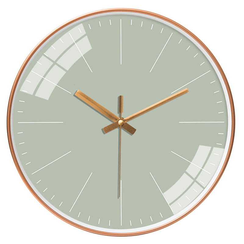 [12 pollici 30 cm] soggiorno camera da letto moderno semplice creativo moda colore solido orologio al quarzo muto orologio da parete_voghion.com