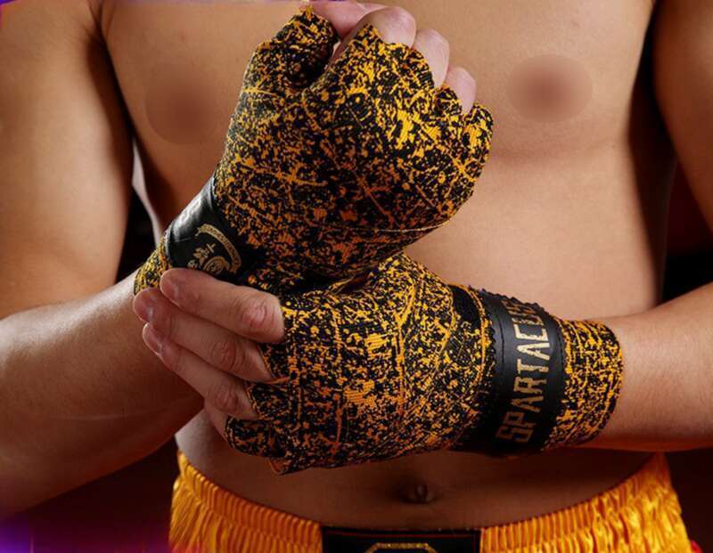 Augstas elastības vilnas materiāls! 3 metru un 5 metru boksa saites, pilnībā saderīgas ar cīņas, fitnesa, Muay Thai un Sanda sporta veidiem._voghion.com