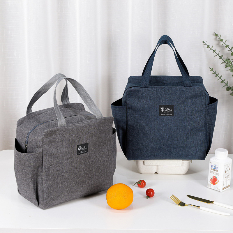 Geantă termică termică Oxford impermeabilă, geantă de prânz portabilă cu fermoar, capacitate mare, geantă termică pentru congelator, geantă de camping și picnic_voghion.com