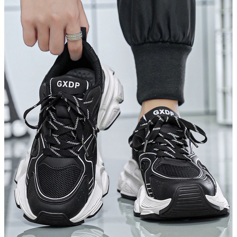 2024 Herbst neue Herren erhöhen Papa Trend leichte dicke Sohle bequeme Sportschuhe_voghion.com