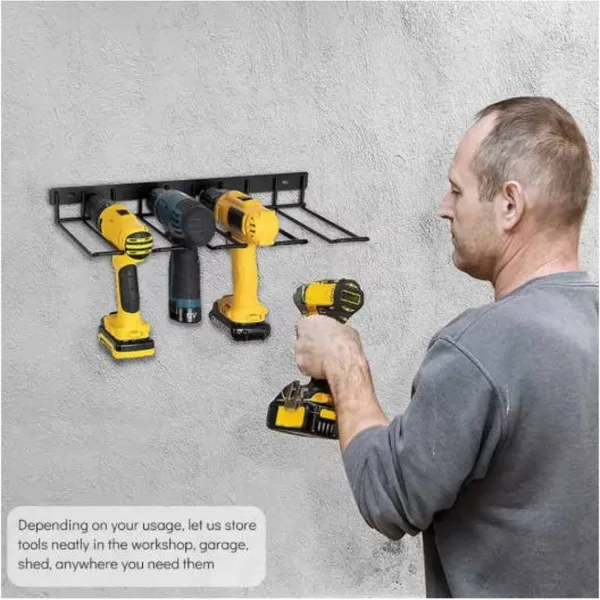Support mural porte-outils pour perceuse électrique_voghion.com