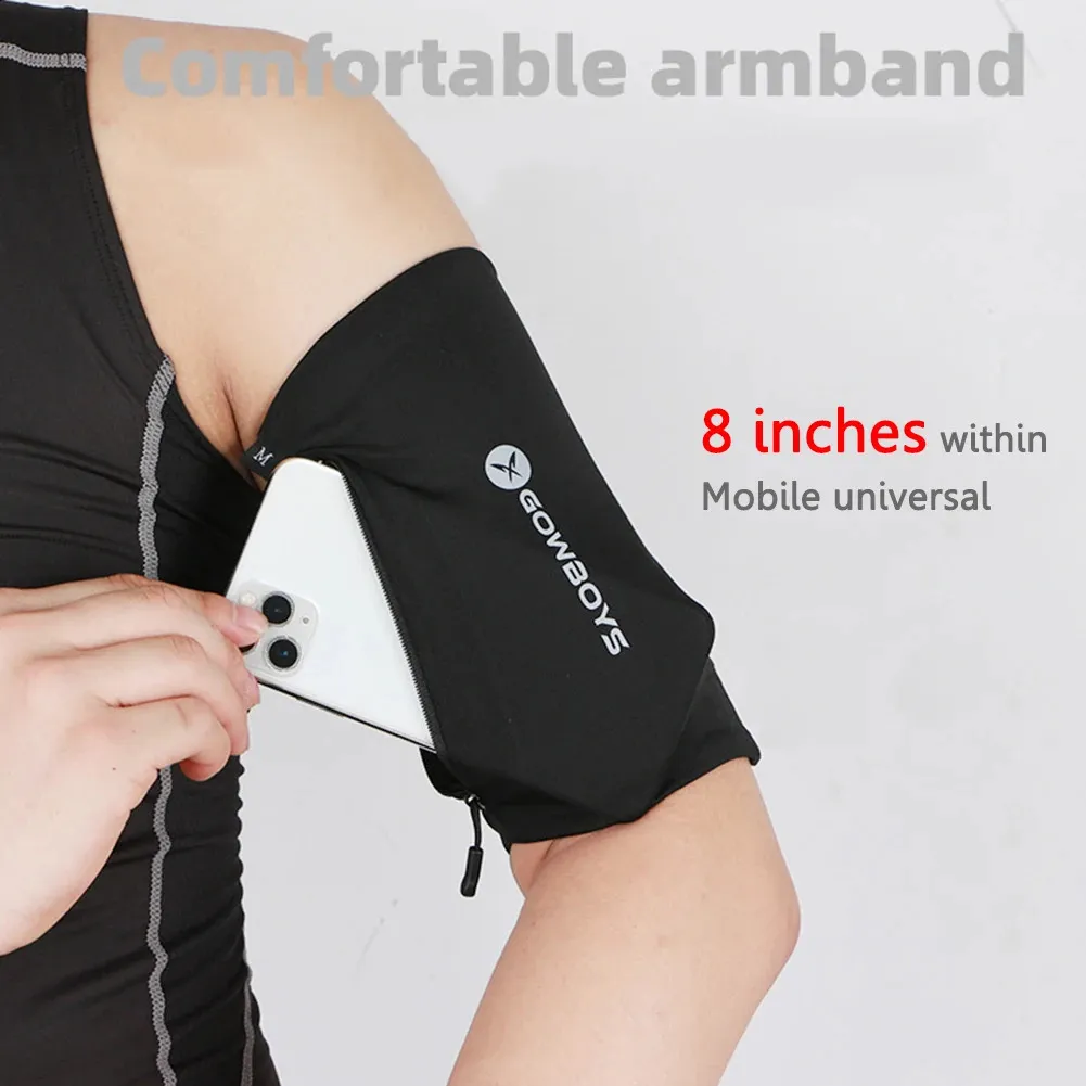 Mobile Arm Waterproof Cell Phone Armband Bag Portable Elastic Running Jogging Case Cover for 240826_voghion.com