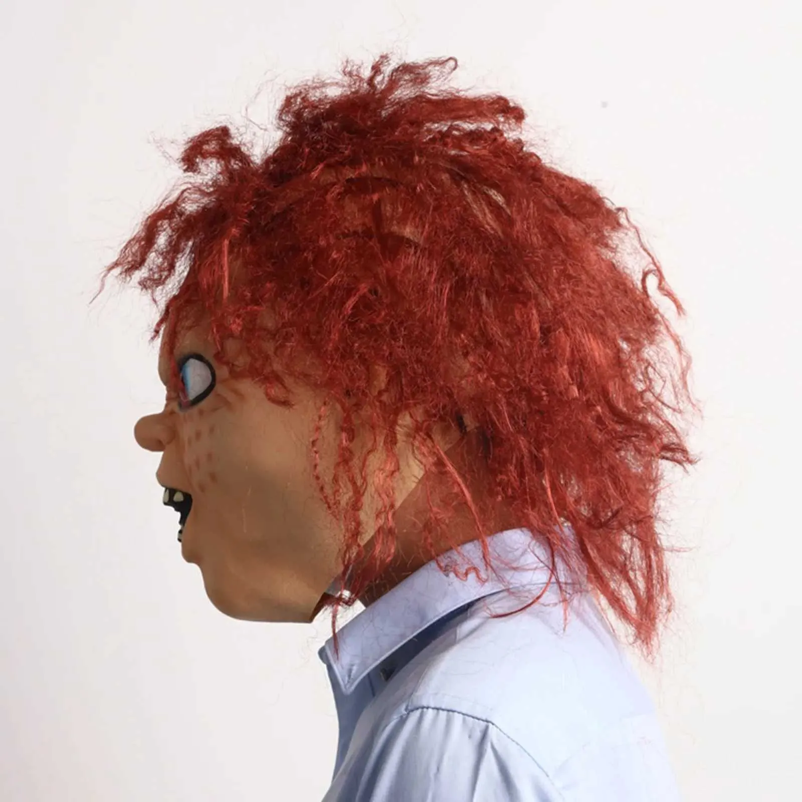 Máscaras de terror de Halloween para adultos, máscara de vampiro, zombi, monstruo, disfraz de látex, fiesta de carnaval, casco de cabeza completa, casa embrujada_voghion.com
