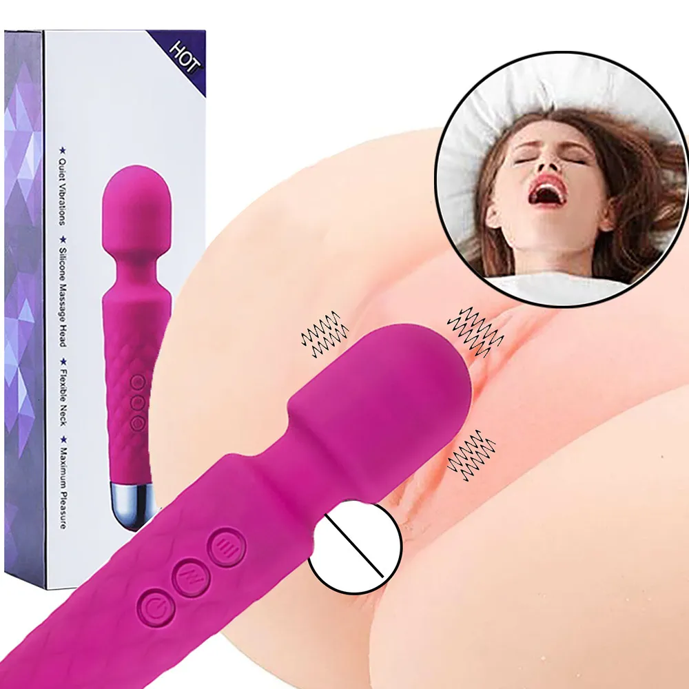 Vibrátorok Szexjátékok 20 Sebességű Vibrátorok Női Felnőtteknek 18 AV Stick Vibrátor Női Maszturbátorok Egzotikus Access_voghion.com