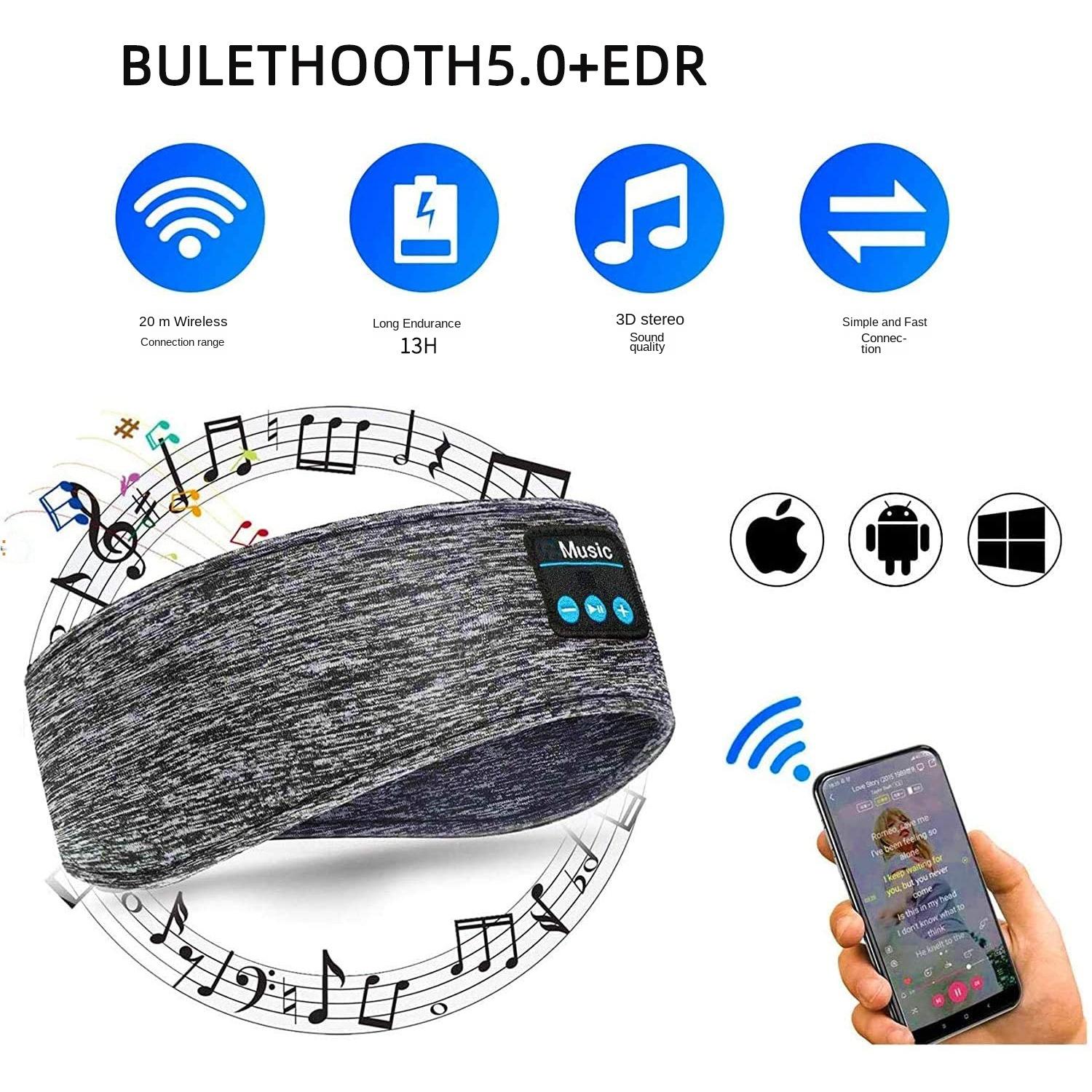 Kopfhörer, Headset für beliebte Musik, Bluetooth Smart Wireless Call Sleep Kopfhörer_voghion.com