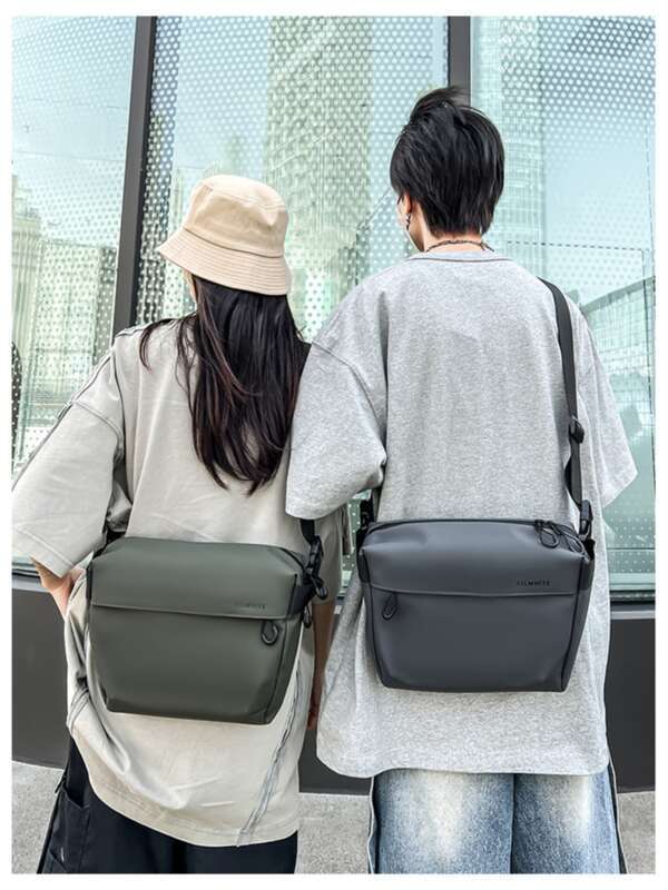 Herren-Brusttasche, modische Flut, Nischendesign, tragbare Umhängetasche, Straßensporttasche_voghion.com