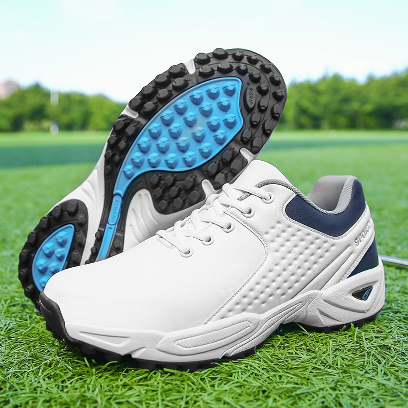 Letnie wygodne nowe trampki męskie młodzieżowe Strolg golfowe casualowe buty sportowe na świeżym powietrzu trendy_voghion.com