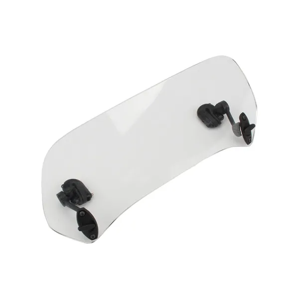 Extension de pare-brise universelle pour moto - Réglable, conception universelle, compatible avec la plupart des motos_voghion.com
