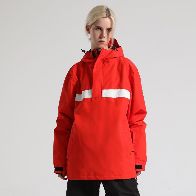 New winter ski wear men's single and double board loose waterproof breathable warm red snow suit women's outdoor skiing_voghion.com