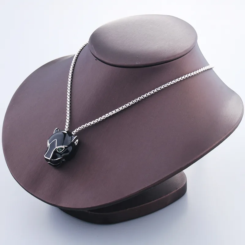 svarte halskjeder for kvinner choker dyrelink designer smykker Medaljon armring kjærlighet menn par mote Thanksgiving_voghion.com