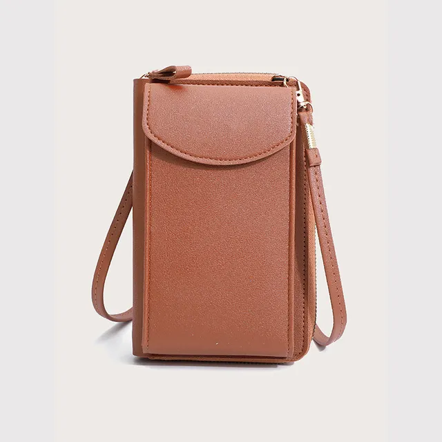 Yogodlns Sac à bandoulière décontracté pour téléphone portable pour femmes Sac à bandoulière en cuir PU Sac à main messager multifonction à rabat Pochette pour dame_voghion.com