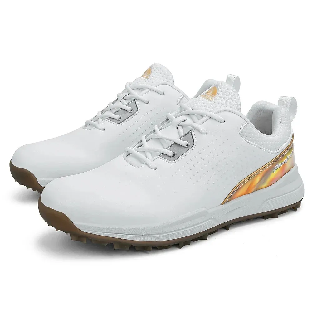 Waterproof Golf Sneakers For Men Spikeless Outdoor Walking Shoes_voghion.com