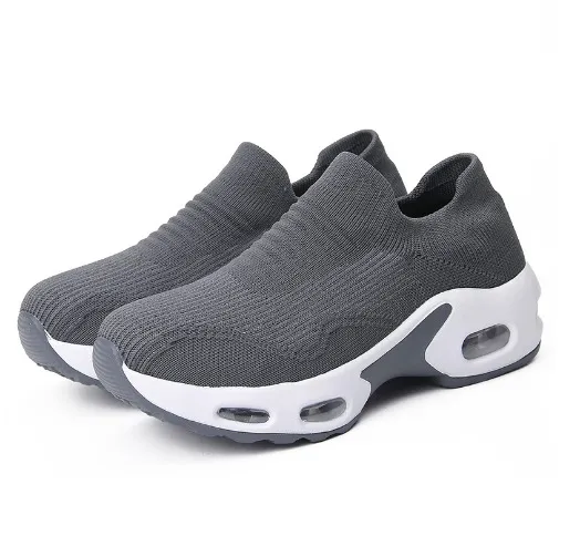 Scarpe sportive da esterno versatili, comode, casual, alla moda, con tallone in rete, traspiranti, con cuscinetto d'aria sul palmo, elastiche_voghion.com