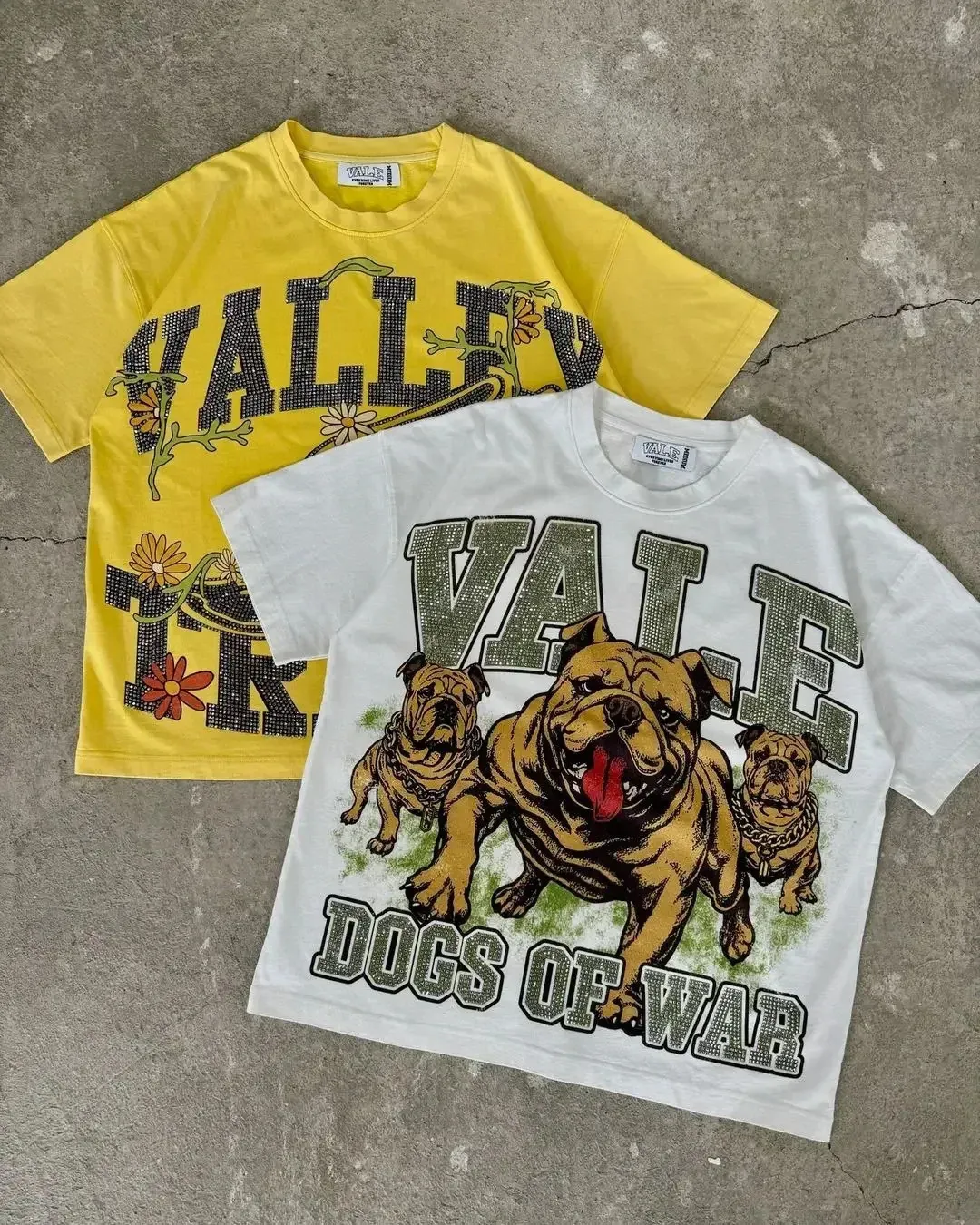 Magliette oversize con grafica grande Vintage Vale Y2k, magliette Haruku Gothic American, tutte in cotone, a maniche corte, abbigliamento da uomo_voghion.com