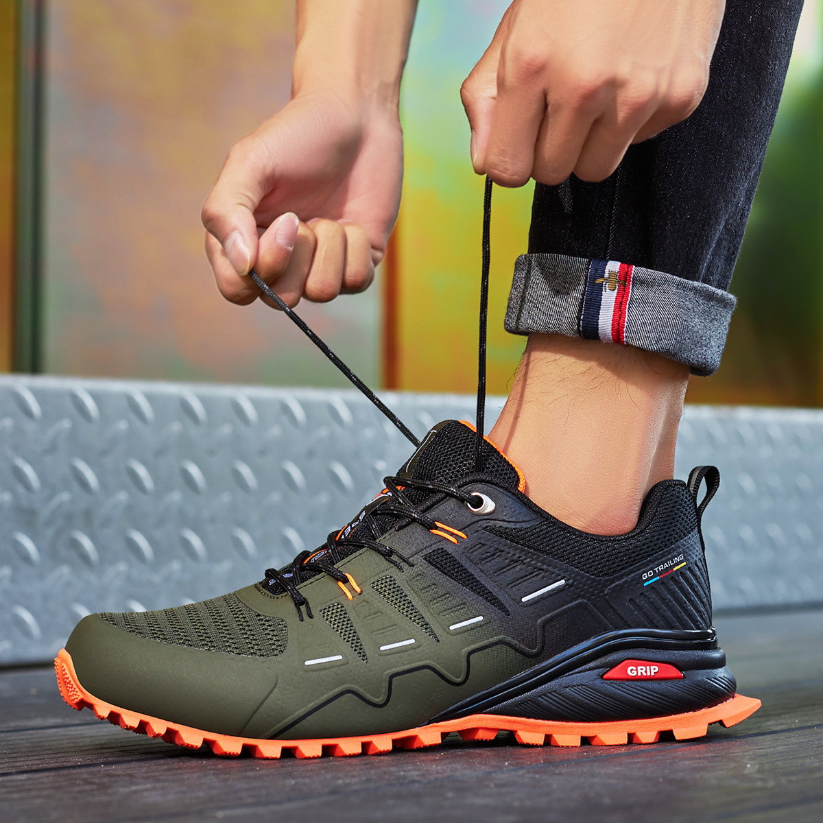 2024 Neue große Outdoor-Sport-Freizeitschuhe für Herren, verschleißfest, rutschfest, Bergsteigerschuhe_voghion.com