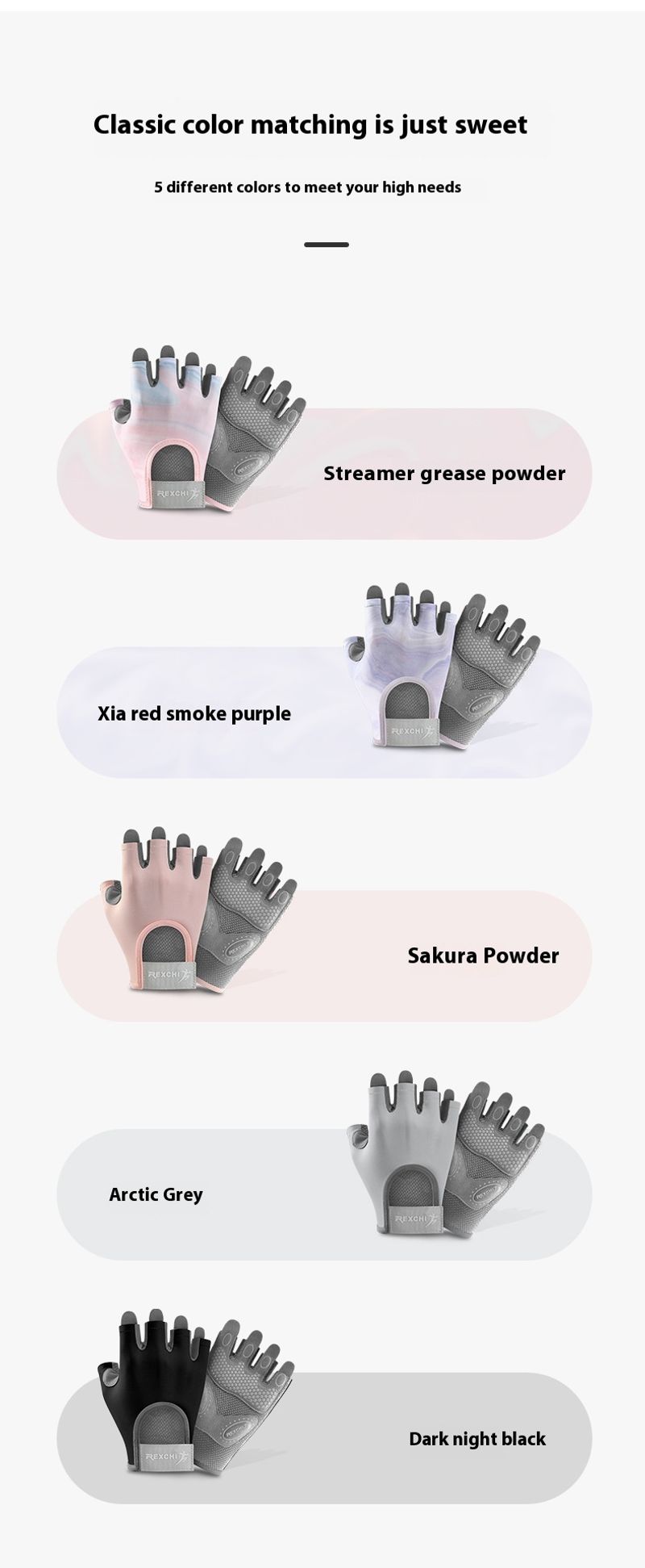 Sports Riding Half Finger Bike Wear resistant and Anti slip Silicone Shock Absorbing Fiess Gloves_voghion.com