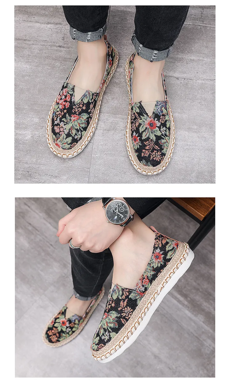 Klassische runde Zehenpartie für Herren, lässig, atmungsaktiv, Canvas-Loafer, Herren, flache Fishmen-Schuhe, Espadrilles, atos de Hombre 2023_voghion.com