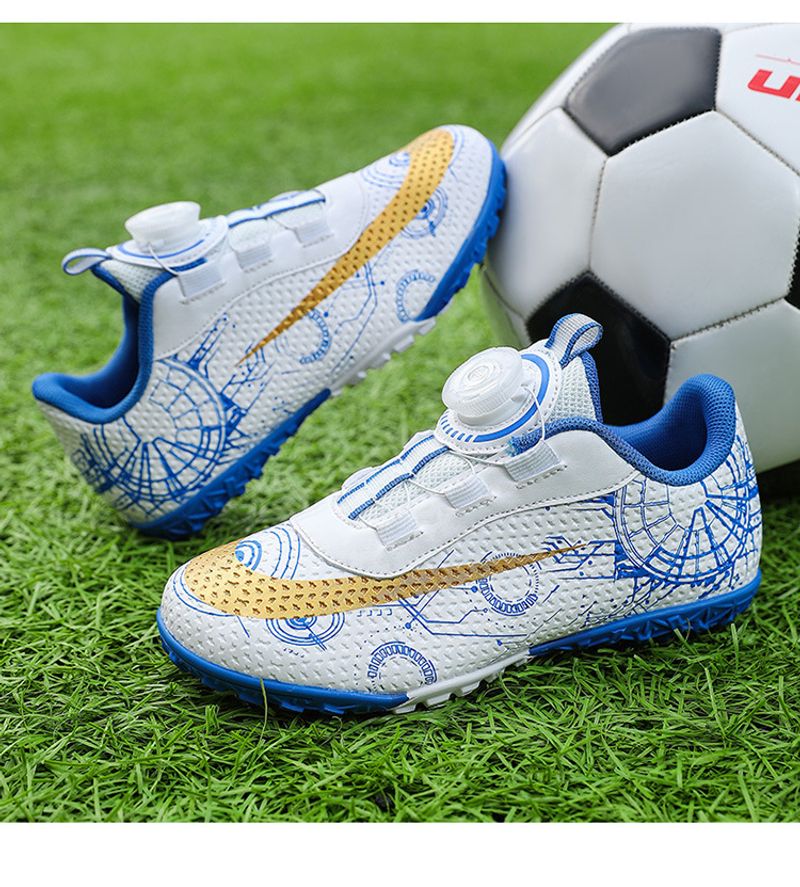 2023 scarpe da allenamento per erba indoor traspiranti con fibbia girevole per bambini e unghie rotte Yuanyang calcio resistente all'usura_voghion.com